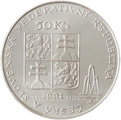 1991 - 50Kčs - Karlovy Vary - Standart