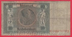 Německo - 10 Reichsmark 22.1.1929 - série U-F
