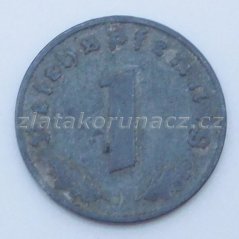 Německo - 1 Reichspfennig 1942 J