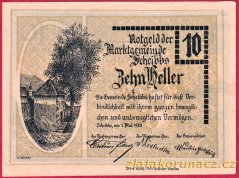 Scheibbs - 10 haléřů - 1920 - černá