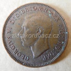 Anglie - 1 farthing 1939