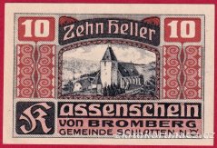 Bromberg - 10 haléřů - 1920