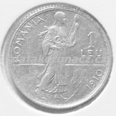 Rumunsko - 1 leu 1910