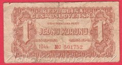 1 koruna 1944 MC