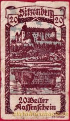 Sitzenberg - 20 haléřů - 1920