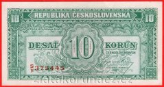 10 Kčs b.l. 1945 SY