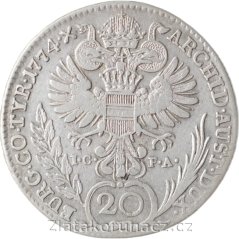 20 krejcar 1774 IC-FA