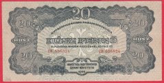 Maďarsko - 20 Pengö 1944