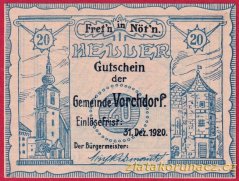 Vorchdorf - 20 haléřů - 1920