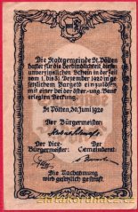St. Pölten - 20 haléřů - 1920