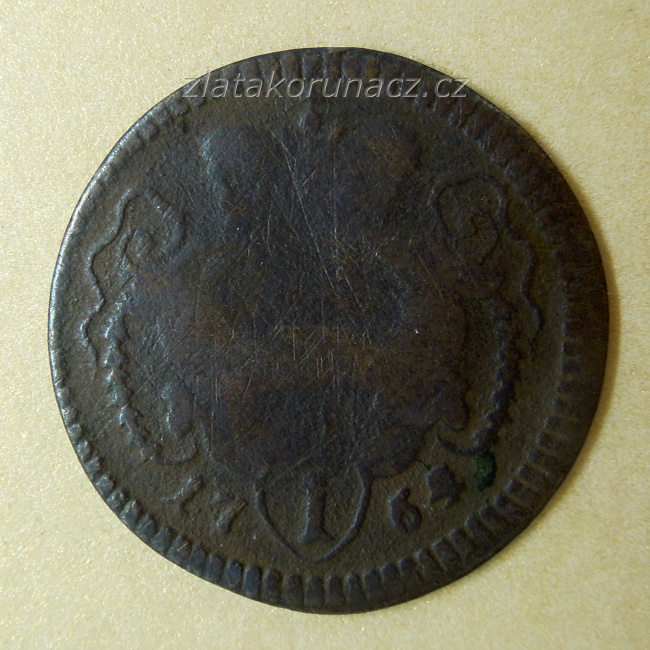 Fenik-1/4 krejcar 1764-varianta I.