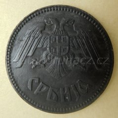 Srbsko - 10 dinar 1943 BP