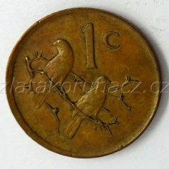 Afrika jižní (Jihoafrická rep.) - 1 cent 1989