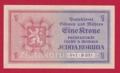 1 koruna 1940 B 031