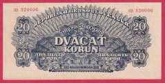 20 korun 1944 OB