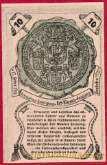 Neuhofen an der Ybbs - 10 haléřů - 1920 - zelená