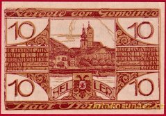 Stein an der Donau - 10 haléřů - 1920 - okrová