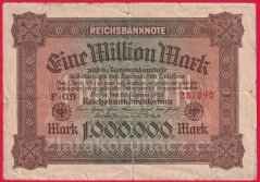 Německo- 1.000.000 mark 20.2.1923 - série F-GB