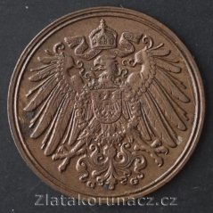 Německo - 1 Reich Pfennig 1912 G