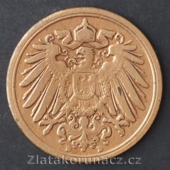 Německo - 1 Reich Pfennig 1897 D