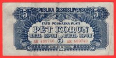 5 korun 1944 AK