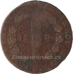 Francie - 12 deniers 1792 D