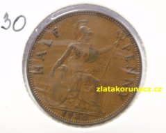 Anglie - 1/2 penny 1930