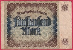 Německo - 5000 mark 2.12.1922 - série T-A