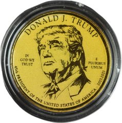 Zlatá mince Rovníková Guinea - 250 Pesetas 2022 - Donald J. Trump