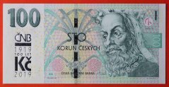 Česká republika - 100 korun 2018 s přítiskem M28