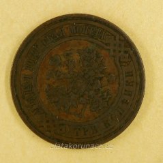 Rusko - 3 kopějka 1909 - S.P.B.