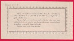 Los - 3 Kč - Národní jednota pošumavská v Praze - r.1927