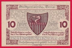 Enže - 10 haléřů - 1920