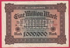 Německo - 1.000.000 mark 20.2.1923 - série M-PG