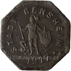 Německo - Bensheim - 10 pfennig 1917