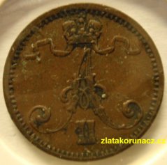 Finsko - 1 penni 1872