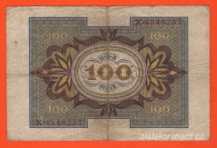 Německo - 100 Mark 1.11.1920 - série X-G