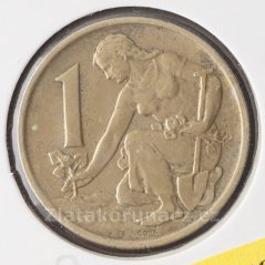 1 koruna 1962