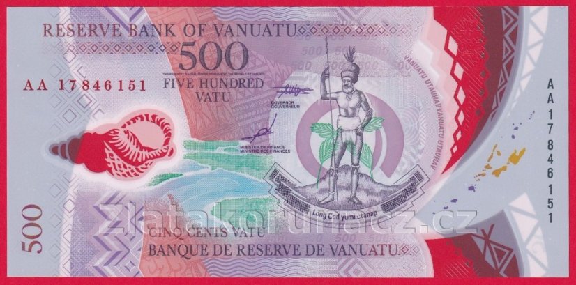 Vanuatu - 500 Vatu 2017