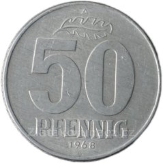 NDR - 50 pfennig 1968 A