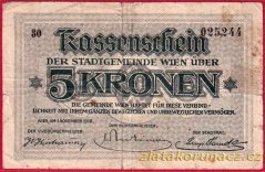 Vídeň - 5 korun - 1918