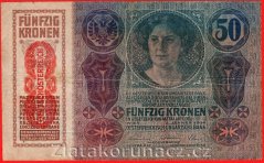 Rakousko-Uhersko - 50 Kronen 1919 1106