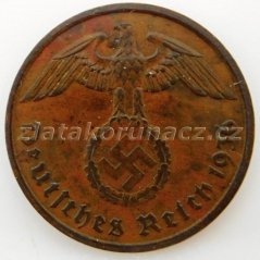 Německo - 2 Reichspfennig 1936 A
