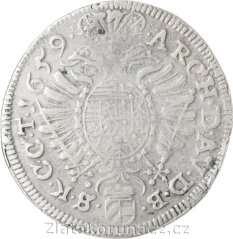 XV. krejcar 1659 - Vídeň