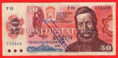 Československo - 50 korun 1987 F 12