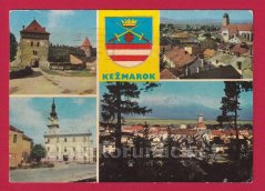 Kežmarok - pohled z dálky, město
