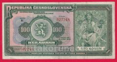 100 korun 1920 E