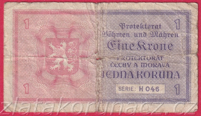 1 koruna 1940 H 046