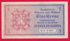 1 koruna 1940 D 063