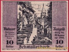 Spitz an der Donau - 10 haléřů - 1920 - kostel